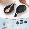 Dinnerware Sets Silicone Cooking Spoons Spoon Rest Salad Plates Serving Kitchen Holder Kitchenware Rack Mat