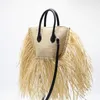 Borse a tracolla Borse moda in rattan con nappa per donna Borse in vimini intrecciato Borse di design di marca di lusso New Style Lafite Bag 230426