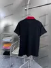 Xinxinbuy Men Designer T-shirt T-shirt 23SS Schouderlintletter Afdrukken Katte Korte Katel Vrouwen Zwart Wit Green M-2xl