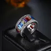 Band Rings Sugu Summer Ny ankomst Fashion Classic Retro Rose Gold Color Multi Rings för Elegant Women Valentine's Day Present