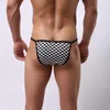 Underpants Sexy Men's Briefs Plaid Underwear Low Waist Men Gay Penis Pouch Wonderjock Mens Male Panties