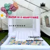 13x8x8ft White Bounce House Pour Soft Play Location Mini Château Gonflable 8x8ft Livraison Gratuite À La Porte Inclure Le Ventilateur