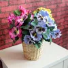 Dekorativa blommor 1 PC Artificial Silk Flower Pansy Wedding Party Table Garden Decoration Home Decor Simulation Fake