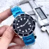 40% de descuento en reloj ST9 Acero inoxidable Negro Azul Batman Cerámica Bisel Lujo Hombres Mecánico Movimiento automático Auto-bobinado Hombres