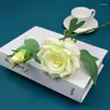 Dekorativa blommor Koko Flower 2 Head Roses Real Touch Artificial Wedding Silk Home Party Living Room Decoration Po Props