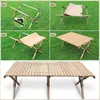 Kampmeubilair Klaptafel Camping Houten Tafel-Draagbare Outdoor Picknick