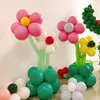 Decoração de festa 20/100pcs acessórios de balão clipe de modelagem de flores "V" Botões de vedação de forma de clipes de decoração de fundo suprimentos