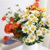 Decorative Flowers Nordic Light Luxury Style Chamomile Bouquet Home Decoration Simulation Fake Flower TV Cabinet Dining Table Decorations