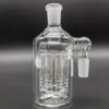 Szklany łapacz popiołu 14mm 4.7 Cal akcesoria do dymu Mini łapacze popiołu z bonga gruby Pyrex przezroczysty Bubbler łapacz popiołu 90 stopni fajka