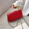 Kvällspåsar Tas Tangan Kulit Wanita Bahu Kecil Desainer Clutch Malam Selempang Rantai Bolso 230516