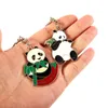 Panda Keychains Party Favor Cartoon Keychain Pendentif Souvenir Cadeau