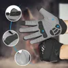 Sporthandskar 2023 Mountain Bike Touch Screen Cycling Gloves Andningsbara stötdämpning Sport Fitness Spring Summer Riding Gloves P230516