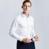 Men's Casual Shirts Men's White Shirt Long-sleeved Non-iron Business Professional Work Collared Clothing Casual Suit Button Tops Plus Size S-5XL 230516