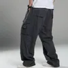 Men's Pants Spring Winter Men cargo pants safari style thick High street wear plus size 10XL pockets Skateboard pants straight pants 230516