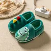 Slipper Kids Winter Slippers Baby jongens Girls Cartoon Non-slip Huis binnenshuis Schoenen Baby Winter Home Slippers Zacht comfortabele schoenen 230516