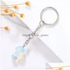 Anéis -chave Mini estátua de cogumelos Lagosta de lagosta Correios de clases esculpidos Charms Chainíssimos Curadores Chaceiros de Cristal para Mulheres ME DHGARDEN DH0EK