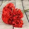 Dekorative Blumen, 7 Köpfe, künstliche Hortensien, Zuhause, Hochzeit, Party, Geburtstag, Valentinstag, Blumendekoration, DIY, Braut, Girlande, Baby-Kranz