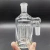 Glas Ash Catcher 14mm 4,7 Inch röktillbehör Mini Bong Ash Catchers Tjock Pyrex Clear Bubbler Askfångare 90 graders rökpipa