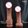 Nouveau Réaliste Gros Gland Gode Doux Long Pénis Énorme Adulte Dick Ventouse Anal Sex Toys Pour Femmes Vagin G-Spot Orgasme Stimuler