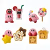 Anime Manga 48 Stück Anime Spiele Kirby Actionfiguren Spielzeug Rosa Cartoon Kawaii Kirby PVC Niedliche Figur Aktionsspielzeug Weihnachtsgeschenk für Kinder 230515