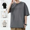 Men's T-Shirts Short sleeved T-shirt for men's summer new steel print fashion printed T-shirt trend men's half sleeved bottom shirt top L230515