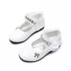 Sneakers Sepatu Anak Perempuan Bunga Baru Kulit PU Renda Putri Musim Semi Gugur Berlian Imitasi Ikatan Simpul Lucu untuk Balita Usia 3 11 Tahun 230516