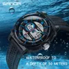 Wristwatches Fashion 2023 Sanda Top Brand Thermometer Sport Watch Casual Waterproof Men's Electronic Digital Quartz Men Relogio