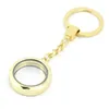 Porte-clés Rond Alliage Flottant Médaillon Porte-clés Magnetc 30Mm Porte-clés En Verre Bijoux Accepter La Personnalisation 606 Z2 Drop Delivery Ot26Q