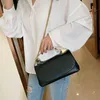 Kvällspåsar Tas Tangan Kulit Wanita Bahu Kecil Desainer Clutch Malam Selempang Rantai Bolso 230516