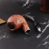 Smoking Pipes Detachable cleaning resin filter cigarette holder, wooden pipe