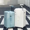 Valizler Yuvarlanan Bagaj Kabin Tatil Tatil Bavul Tekerlekler Çiftler Seyahat Anti-Fall Parola Paketi Gezisi Taşınması