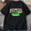 Herr T-shirts Feid Ferxxo kaus Pria Wanita 90-tals rappare pria musim panas katun lengan pendek uniseks Streetwear ukuran besar 230515