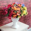 Dekorativa blommor 1 PC Artificial Silk Flower Pansy Wedding Party Table Garden Decoration Home Decor Simulation Fake