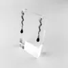 Ohrstecker Schlange mit schwarzem Kristall 2023 Modeschmuck 925 Sterling Silber Trendy Ohrring Geschenk für Frauenliebhaber