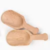 Mini Wooden Scoop Teaspoon Small Salt-Shovel Bath Salt Spoon Milk Powder Scoops Wood Condiment Spoons Coffee Tea Sugar Spoon S24