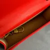 10A Marmont Umhängetasche Damen Chain Classic Flip Bag WOC Gestreiftes Leder Metall Logo Schnalle Luxus Pendler Designer Tasche ID royalfashion_bag