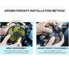 New 12V/24V Adjustable Car Fan Cooler Dual-head Fans Large-angle Rotation Dashboard USB Fans With 3 Speed Levles Car Interior