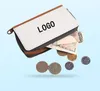 DHL50pcs Wallets UV Printing PU Color Patchwork Medium Length Coin Purse Card Holder