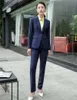 Женские костюмы Blazers Формальные женские флот ВМС Blue Blazer Women Business Office Offic