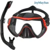 Maski nurkowe Joymaysun Profesjonalna maska ​​nurkowania z rurką i rurki Gogle okulary nurkowe Pływanie łatwy do oddechu maska ​​z rurką 230515