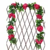 Decorative Flowers Wedding Artificial In Vase For Living Room Hanging Garland Fake Flower Decoration On Garden Fence