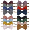 Accessoires pour cheveux 4 pièces doux bébé filles coton tissu arc doux bandeau classique enfant en bas âge enfants bandeaux bandes