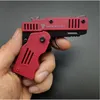 It is possible to use the M1 mini pendant folding rubber band gun with keychain alloy plastic for toy soft bullets between the ages of 8 and 55