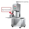 Electric Meat Bone Saw Machine Industrial Stainless Steel Beef Chicken Meat Cutting Machine 220V