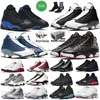 13s Männer Basketballschuhe für Frauen 13 Rot Schwarz Flint Weizen Wolf Grau Playoffs Court Lila Französische Universität Blau Bred Obsidian Herren Damen Trainer Sport Turnschuhe