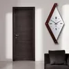 Väggklockor stor kvartsklocka minimalistisk gök trä vardagsrum kök konst väggmålning mekanism reloj Pared Home Decor Zlxp