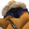 Hommes vers le bas Thoshine marque hiver hommes épais Parkas à capuche fourrure garniture Patchwork poids lourd manteaux vêtements d'extérieur pour hommes vestes chaudes coupe-vent