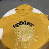 Men's Hoodies Fashion Sp5der 555555 Sweatshirts designer SP5DER Brand Foam Hooded Sweater Spider Web Printing Pullover Terry Material