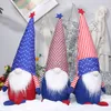 Fjärde juli Gnome Decor for Home Patriotic Memorial Day Kitchen Decoration Gnome Plush Decor and Gnome Gifts