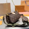 Fashion Designer Crossbody Bags For Women Old Flower 3 sets Shoulder Bag Lady Luxury Purse Wallets M44840 Multi Pochette Messenger Bags